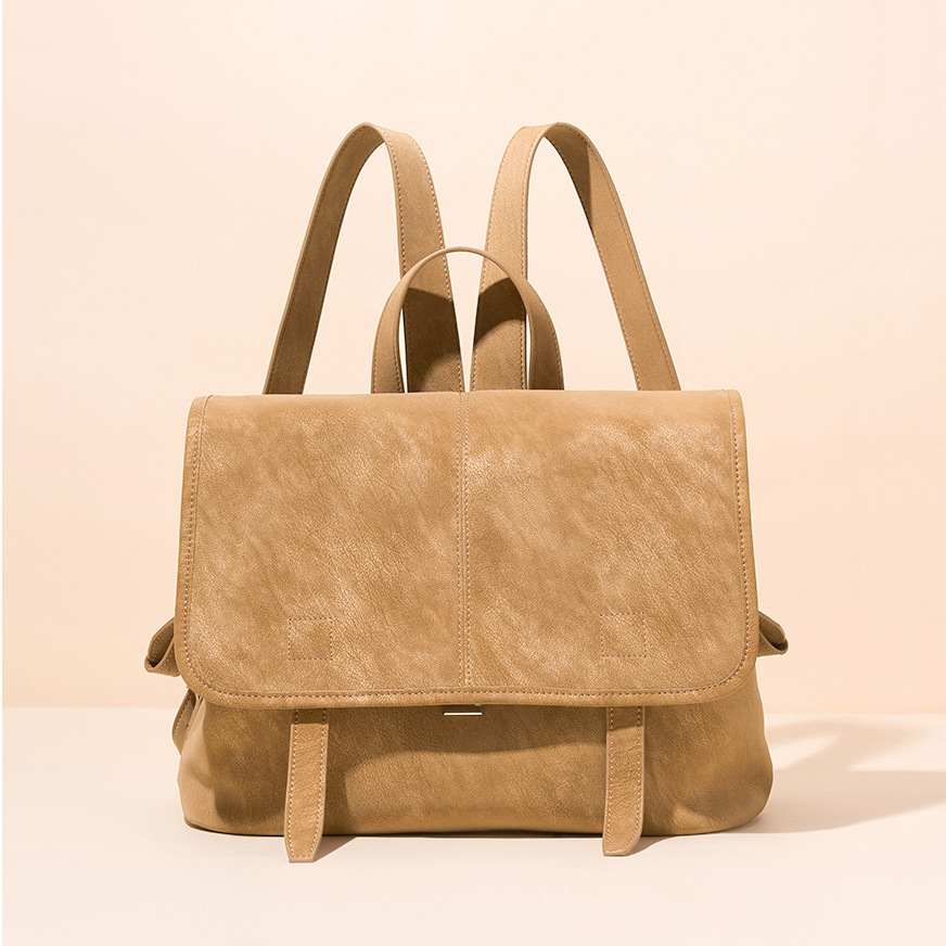 Leather Work Womens Backpack - Sac à dos vintage en cuir