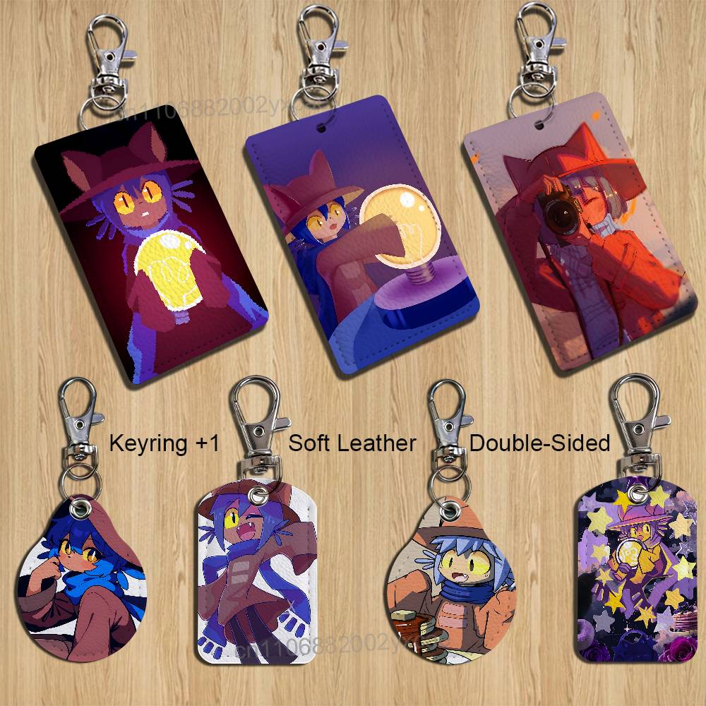Leather Work Leather - Porte-cartes OneShot Niko mignon pour cartes