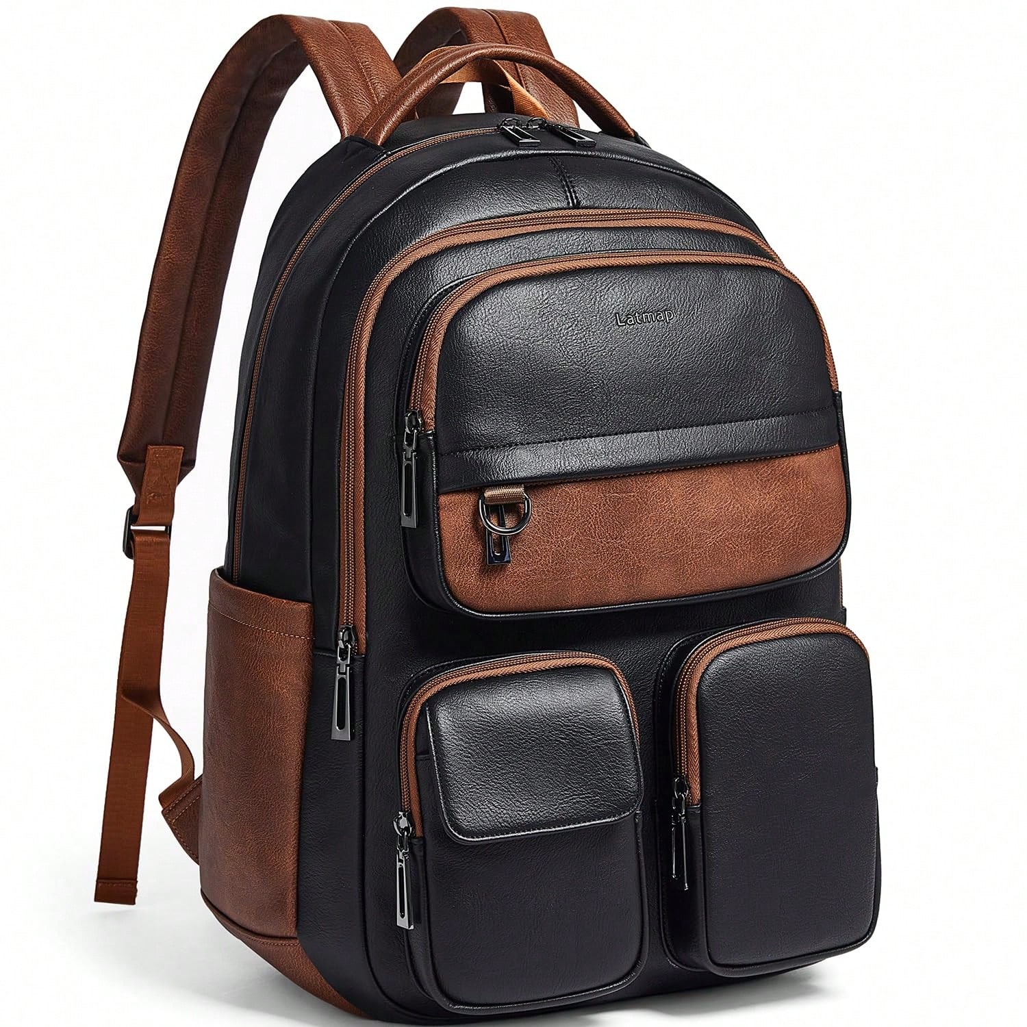 Leather Work Womens Backpack - Sac à dos en cuir vegan
