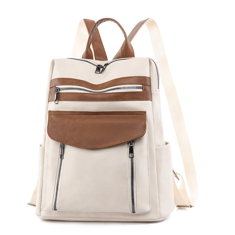 Leather Work Womens Backpack - Nouveauté ordinateur portable en cuir PU