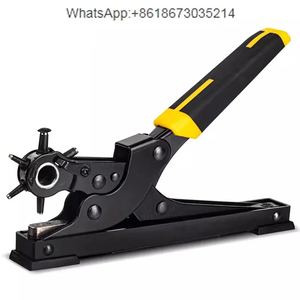 Leather Punch Revolving - Pince perforatrice rotative robuste pour cuir,