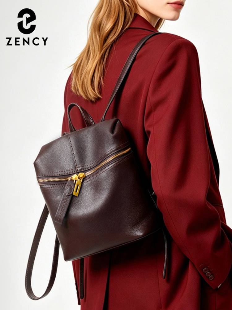 Leather Work Womens Backpack - Sac à dos classique vintage Zency
