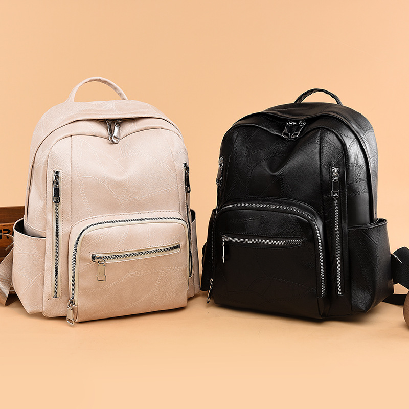 Sac à dos en cuir PU pour femm - Leather Work Womens Backpack avis et prix