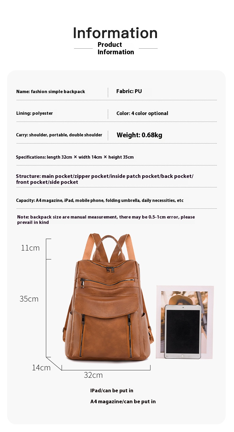 Nouveauté ordinateur portable  - Leather Work Womens Backpack avis et prix