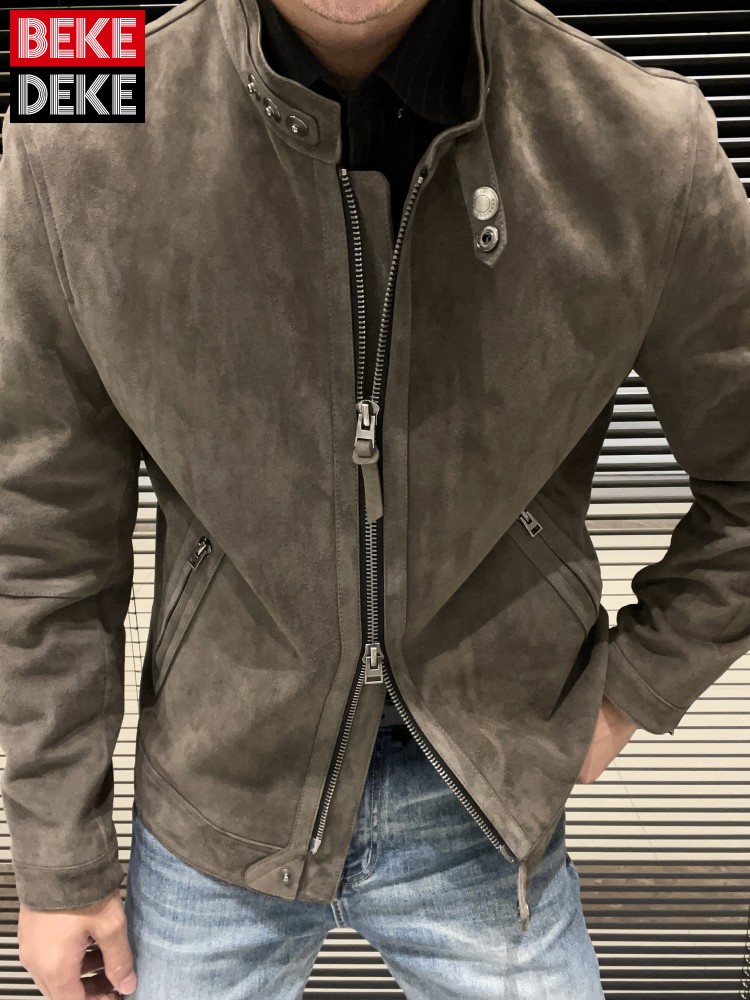 Nouvelle Veste en Cuir Souple  - Leather Work Jacket Mens avis et prix