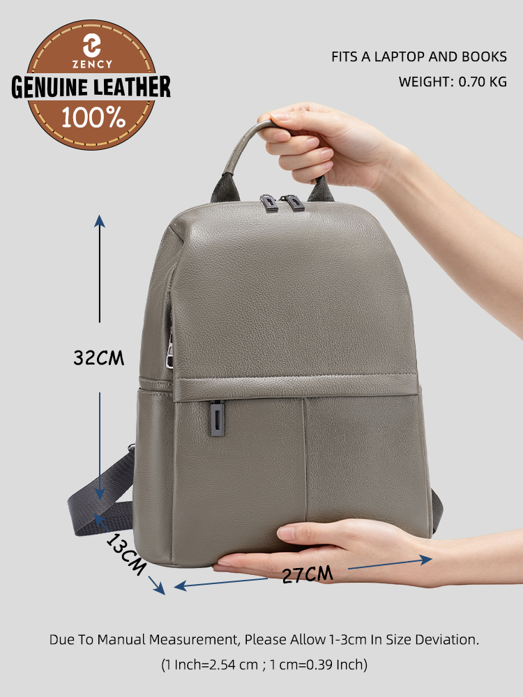Zency, sac à dos élégant en cu - Leather Work Womens Backpack avis et prix