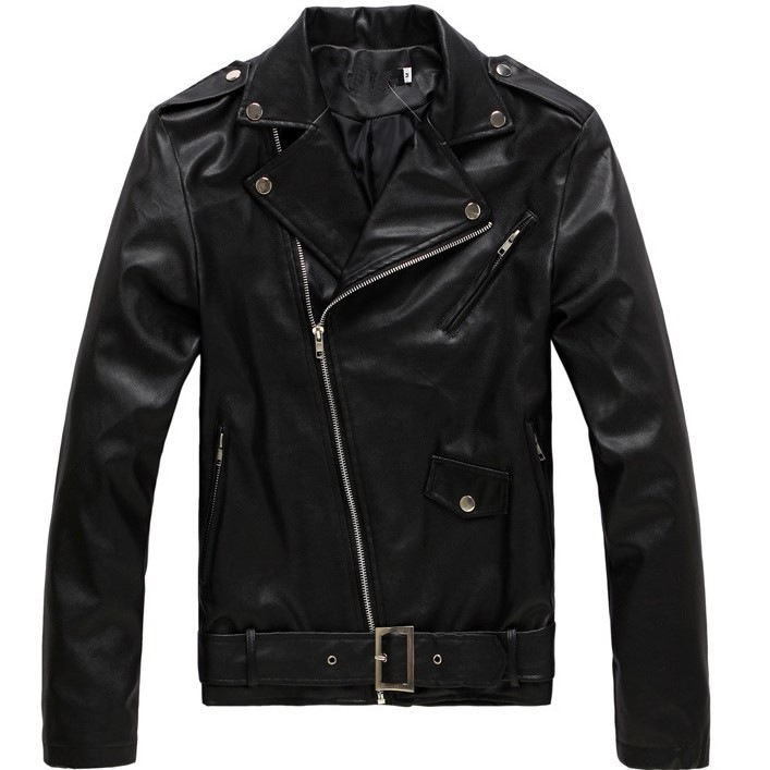 Vestes en similicuir pour homm - Leather Work Jacket Mens avis et prix