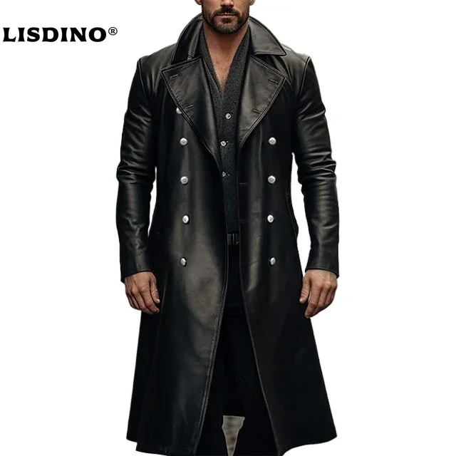Veste en cuir hommes hiver pol - Leather Work Jacket avis et prix