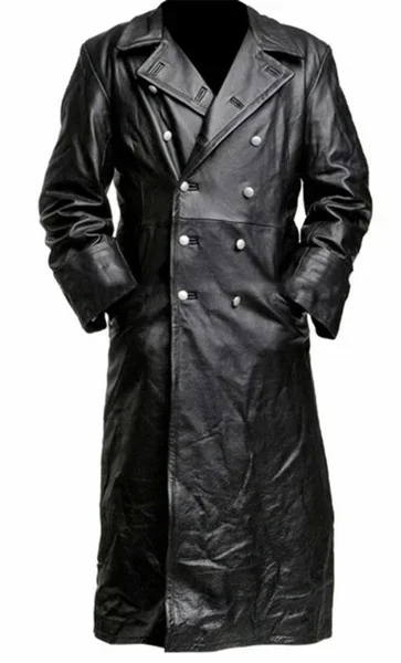 Veste en cuir hommes hiver pol - Leather Work Jacket avis et prix