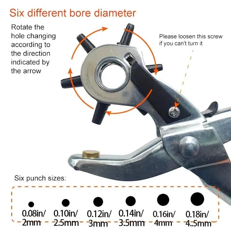 Pince perforatrice rotative ro - Leather Punch Revolving avis et prix