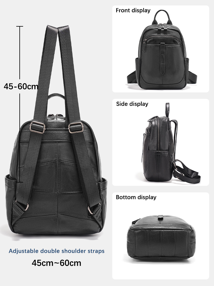 Zency Sac à dos en cuir vérita - Leather Work Womens Backpack avis et prix