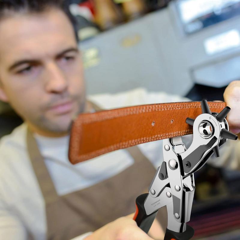 Pince à poinçonner pour ceintu - Leather Punch Revolving avis et prix
