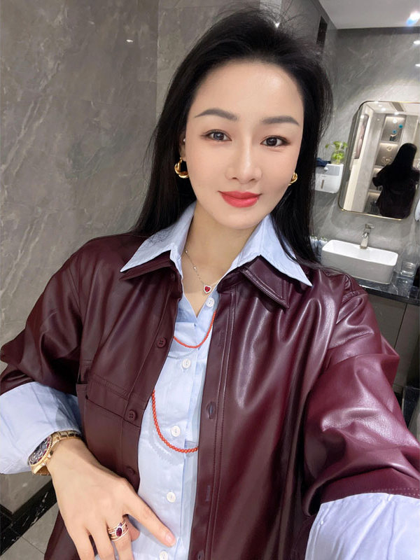 Ensemble deux pièces pour femm - Leather Work Jacket avis et prix
