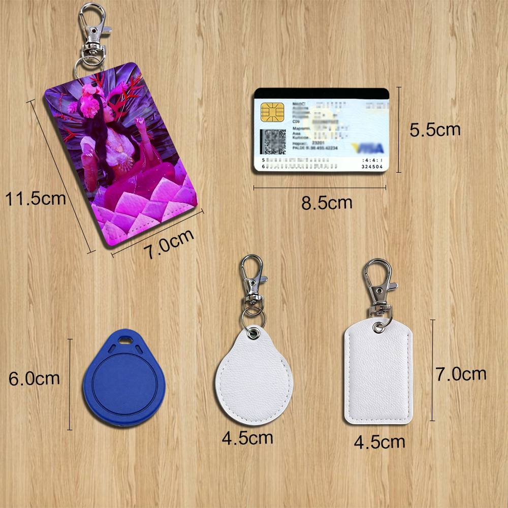 Porte-cartes Doja Cat rouge po - Leather Work Leather avis et prix