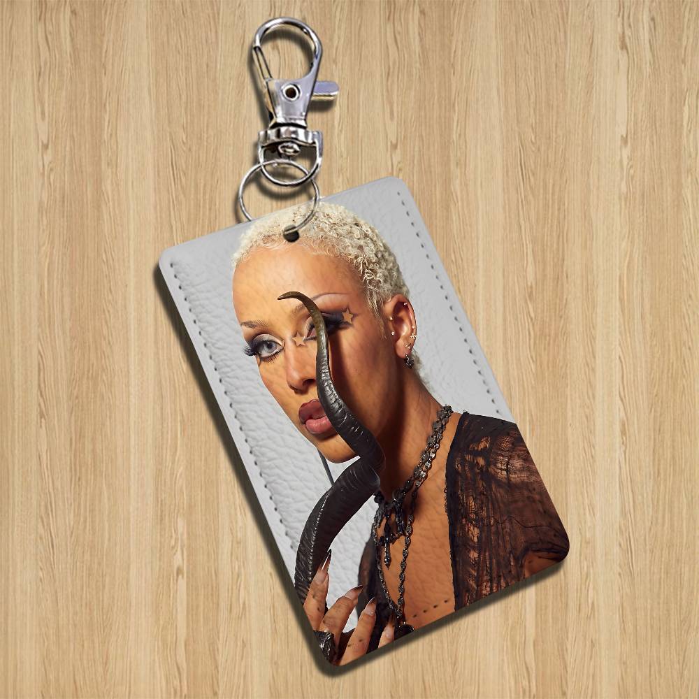 Porte-cartes Doja Cat rouge po - Leather Work Leather avis et prix