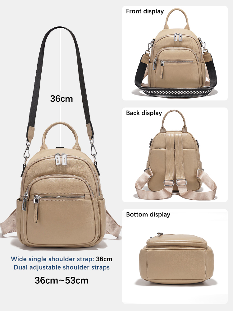 Zency petit sac à dos en cuir  - Leather Work Womens Backpack avis et prix