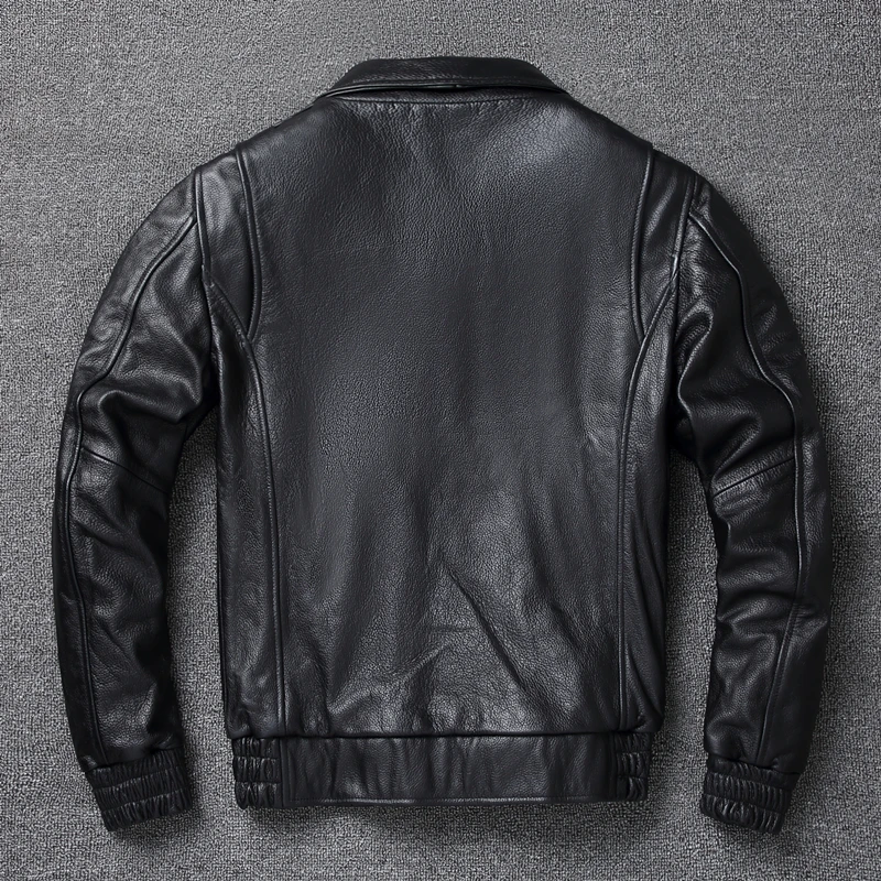 Veste d'hiver en cuir véritabl - Leather Work Jacket avis et prix