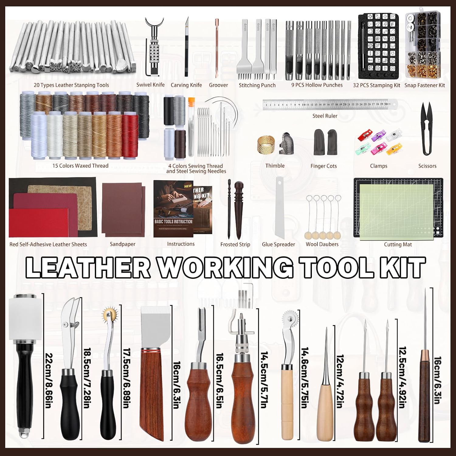 Kit de travail du cuir, outils - Leather Work Leather avis et prix