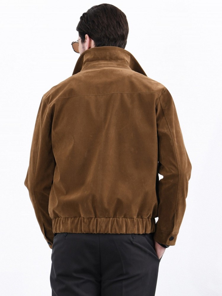 Veste en cuir PU pour homme, s - Leather Work Jacket Mens avis et prix