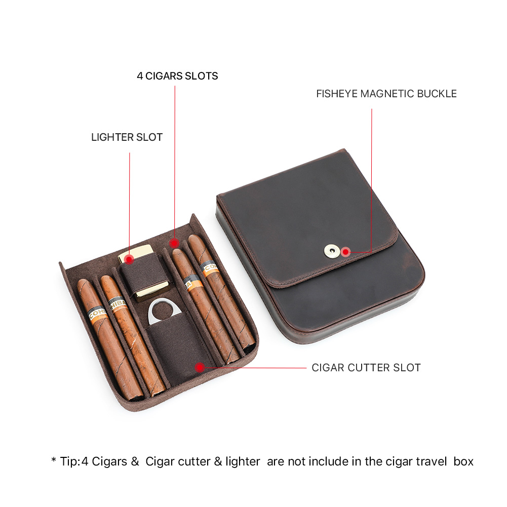 CONTACT'S FAMILY Boîte à cigar - Leather Work Leather avis et prix